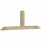 Ekena Millwork Portland Rough Sawn Timber Gable Bracket, Douglas Fir, 72"W x 24"H x 4"D x 4"F, 8/12 Pitch GBW072X24X0404POR00RDF - alternate 2